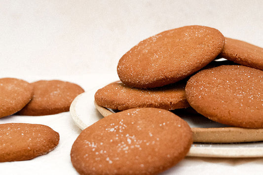 Glowing Collagen Gingersnap Biscuits